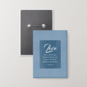 Badge 1 Corinthiens 13:7 L'amour supporte tout (Recto/Verso)