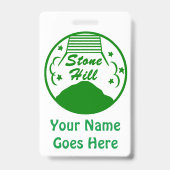 Badge 2020 Necro à la maison / Stone Hill on Back (Arrière)