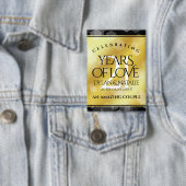 Badge 21ème anniversaire de Mariage en laiton (Insitu)