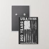 Badge 250Th Anniversary USA 4Th Of July  (Recto/Verso)