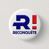 Badge 32 mm, Membre Pionnier de Reconquête (Devant)