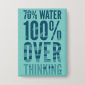 Badge 70% Eau 100% Bouton de Suranalyse (Recto)