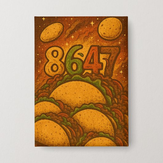 Badge 8647Taco (Recto)