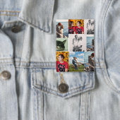 Badge 9 Photo Custom Personalized Collage (Insitu)