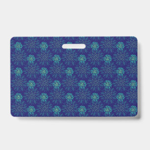 Badge à motif floral