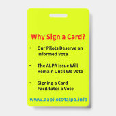 Badge AA Pilotes Fonds Notre Avenir (Arrière)