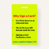 Badge AA Pilotes Fonds Notre Avenir (Dos)