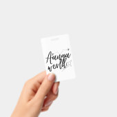 BADGE AANGAWORLD  (Manuel / portable)