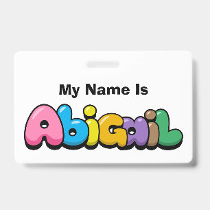 Badge Abigail