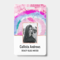 Abstrait Moderne Féminin Rose Tie Dye Peinture Bla