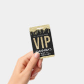Badge Accès complet VIP personnalisable Gold Drip (Manuel / portable)