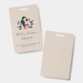 Badge Accompagnatrice de naissance Coach en accouchement (Avant & arrière)