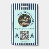 Badge Acheter Groom A Boire Nautique Pêche Bachelor Part (Front)