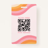 Badge Acheter La Mariée Un Verre Super Rose & Orange (Dos)