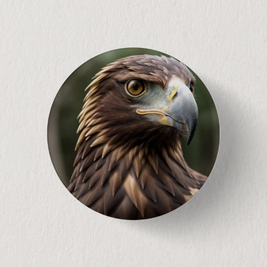 Badge: adelaar ronde button 3,2 cm (Voorkant)