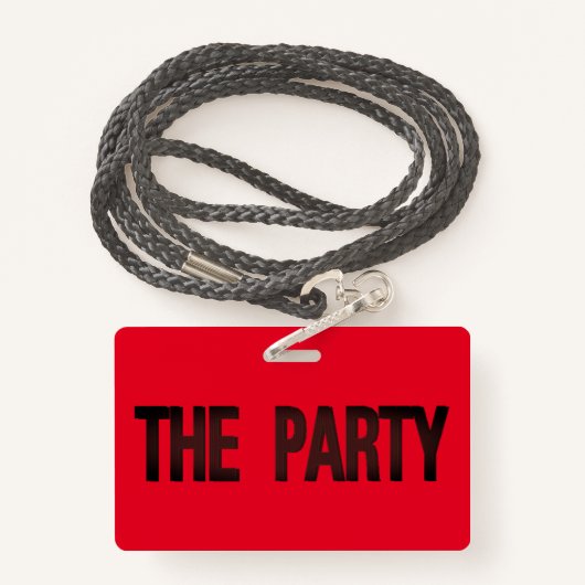 BADGE ADHÉSION (Derrière avec lanière)