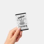 Badge ADMISSION VIP Backstage Pass Rock 'N' Roll Party (Manuel / portable)