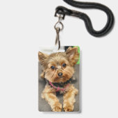 Badge Adorable (Arrière avec lanière)