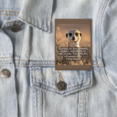 Badge Adventurous Meerkat Living (Insitu)