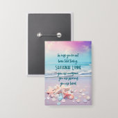 Badge Affirmations Inspirationnelles Personnalisées (Recto/Verso)