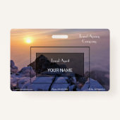 Badge Agence de voyages (Devant)