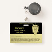 Badge Agent de chasseur de générosité (Front with Retractable)