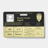 Badge Agent de primes (Arrière)