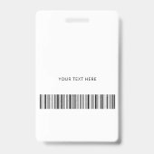 Badge Agent de signature de notaire noir et blanc profes (Arrière)