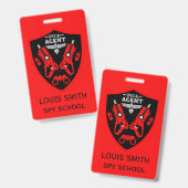 Badge Agent Spécial Enfant (Avant & arrière)