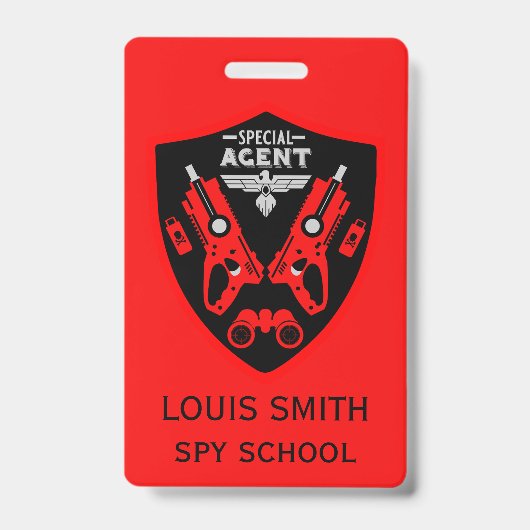 Badge Agent Spécial Enfant (Avant)
