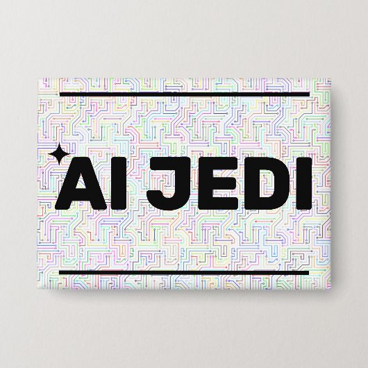 Badge AI Jedi™ Button (Recto)