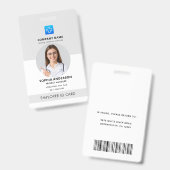 Badge Aide en santé à domicile Infirmière certifiée Aide (Recto et verso)