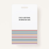 Badge Aide en soins infirmiers rétro AIIC Aide en soins  (Dos)