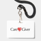 Badge Aides de carrière (Dos avec cordon)