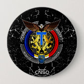 BADGE AIGLE7 RONDE BUTTON 4,0 CM (Voorkant)