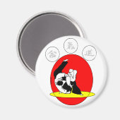 BADGE AIKIDO MAGNEET (Voorkant / Achterkant)