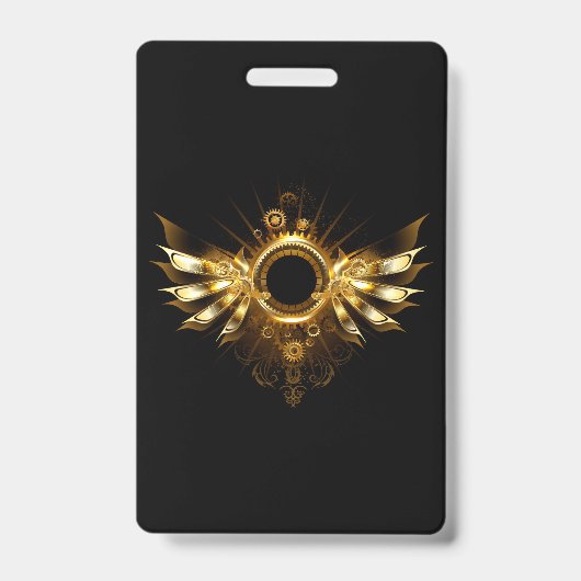 Badge Ailes de Steampunk (Avant)