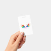 Badge Ailes fluffy arc-en-ciel (Manuel / portable)