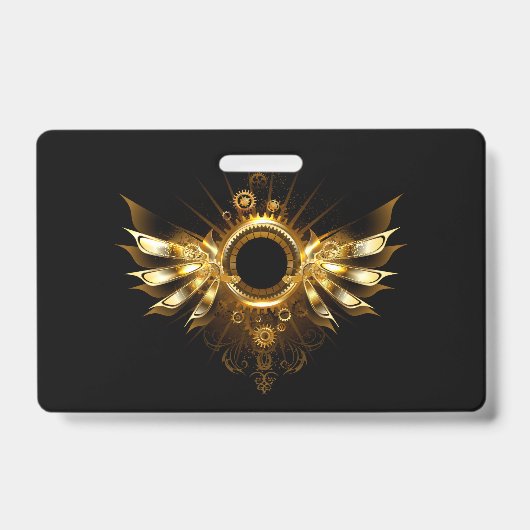 Badge Ailes Steampunk (Avant)