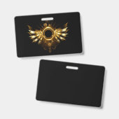 Badge Ailes Steampunk (Avant & arrière)