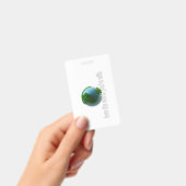 Badge Aimer le monde avec lequel vous êtes (À main)