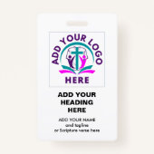 Badge AJOUTER VOTRE LOGO | Business Church (Devant)