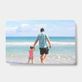 Badge Ajouter votre propre photo et/ou texte (Arrière)