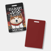 BADGE AKITA       (Avant & arrière)