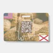 Badge Alabama - Mon petit enfant cacahuète (Back)