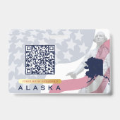 Badge ALASKA - Carte d'identité enfant (Dos)