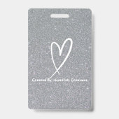 Badge Alerte allergique (Arrière)