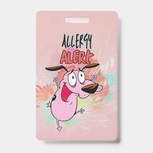 Badge Alerte allergique (Avant)