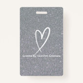 Badge Alerte allergique (Dos)