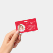 Badge Alerte d'urgence d'identification de l'enfant en c (Manuel / portable)